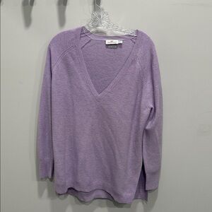 Vineyard Vines Light Purple V-Neck Sweater